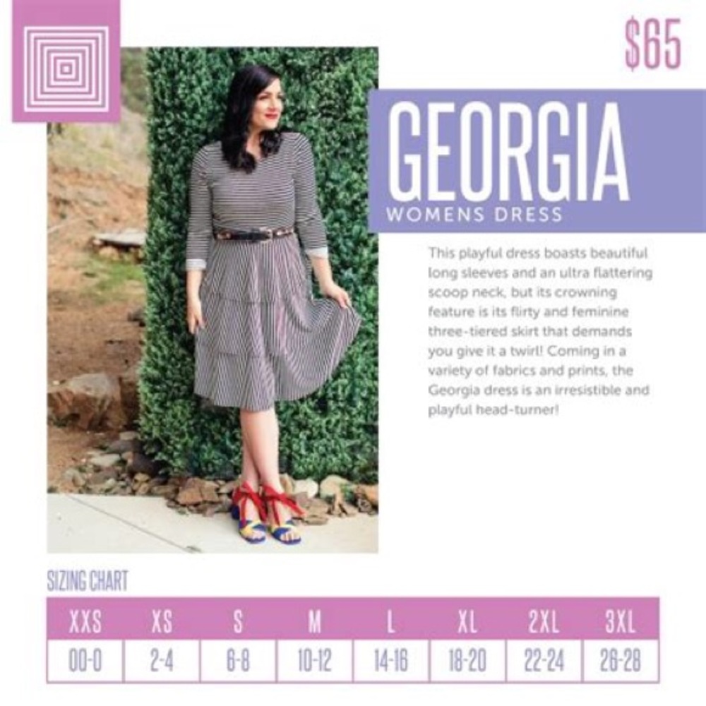 Lularoe Georgia dress tigers, lions, leopards 🐆 - Picture 4 of 4